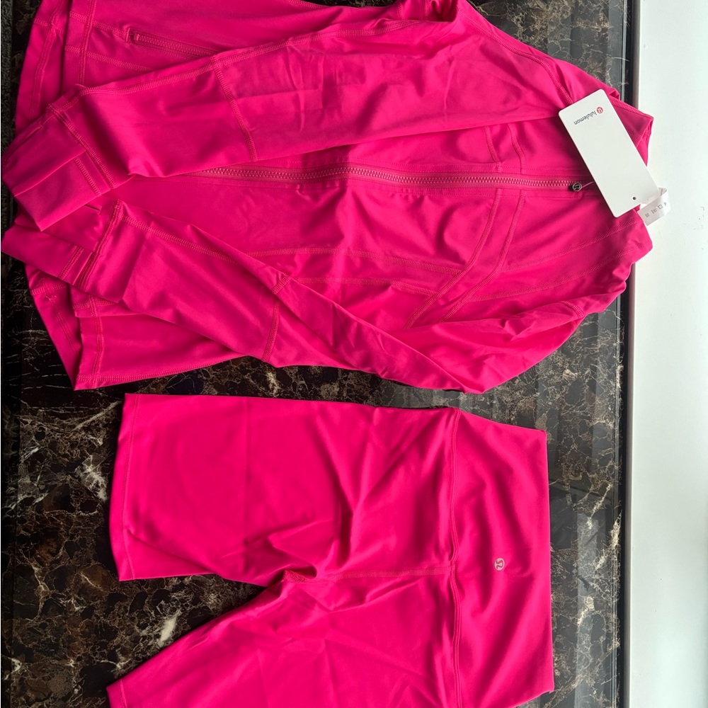 lululemon athletica Vibrant Pink Pajama Set